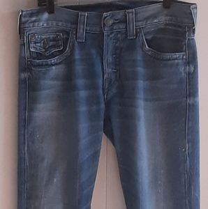 TRUE RELIGION ROCCO Relaxed Skinny  Young Misfit Wash Size 33